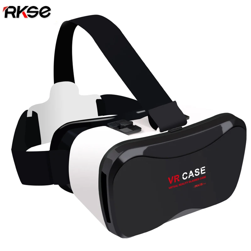 
2021 rkse new vr case RK-A1 all in one VR Case Mobile Cinema Virtual Reality 3d Vr Glasses Cardboard+bluetoothsets 