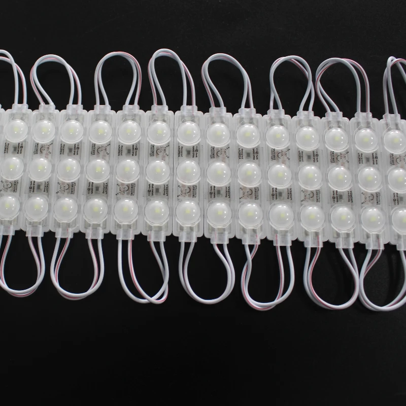 Promotional High Quality Super Bright Ultrasonic 3led White Led Module Cold Light Dc 12V Led Modules For Signs