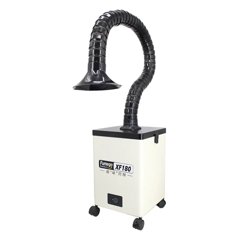 Hunst Laser Fume Extractor XF180 Soldering Smoke Fume Absorber Purifier HEPA Dust Collector for Nail Salon,Beauty Dust Absorbing