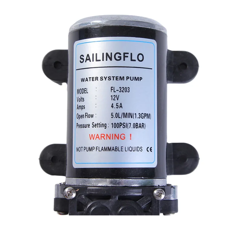SAILINGFLO 12V 100psi High Pressure Irrigation Pump 5LPM Cleaning Water Pump