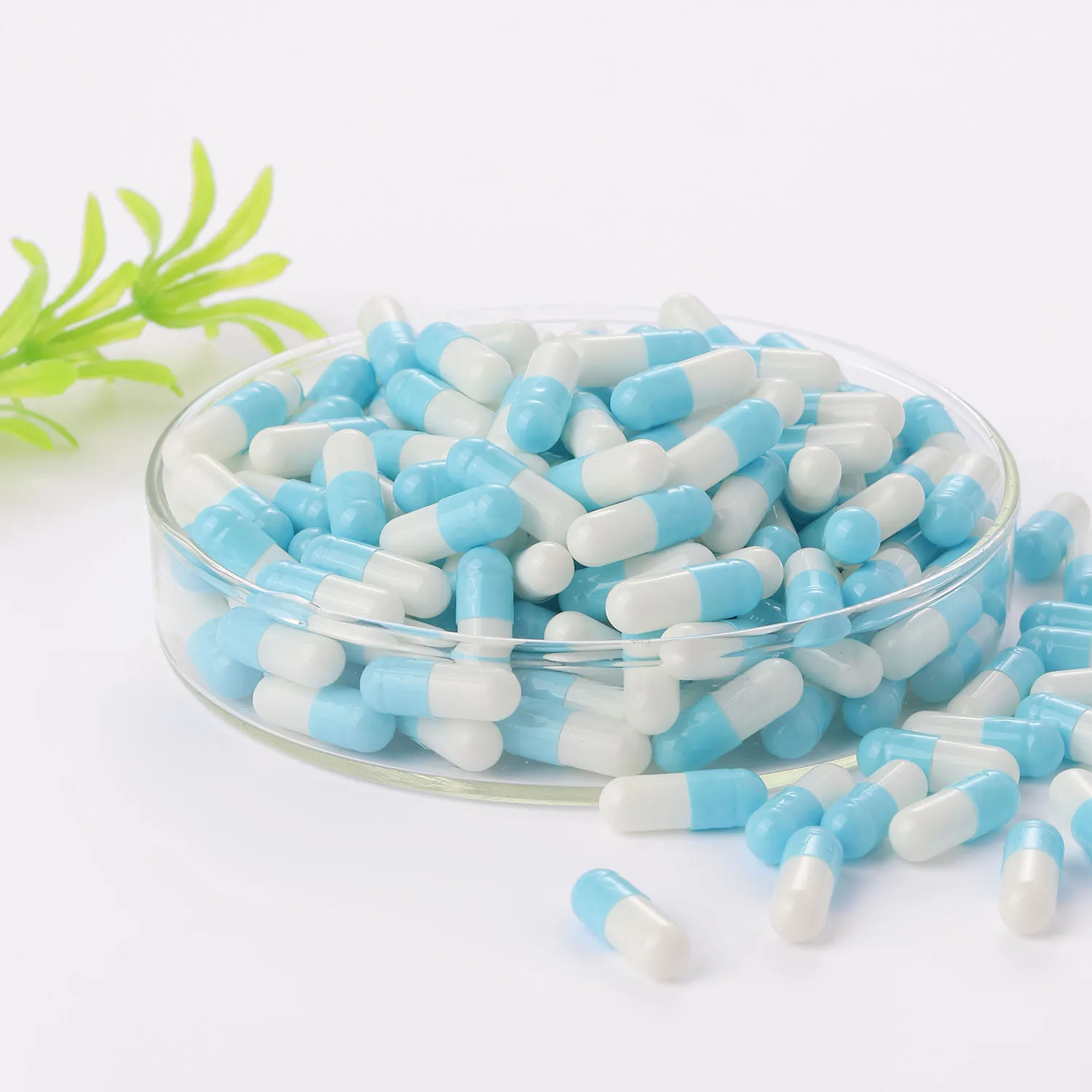 All sizes various colors available separated empty gelatin capsule shell