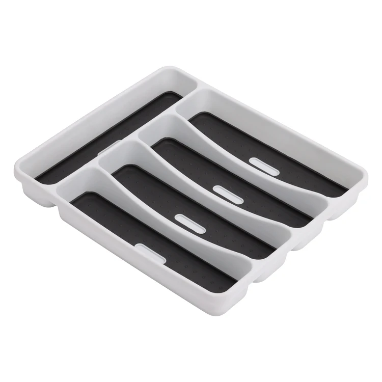 K & B Wholesale Kitchen Cabinet Drawer Divided Storage Cutlery Tray Utensil Organizer Tray Small Silverware Tray
