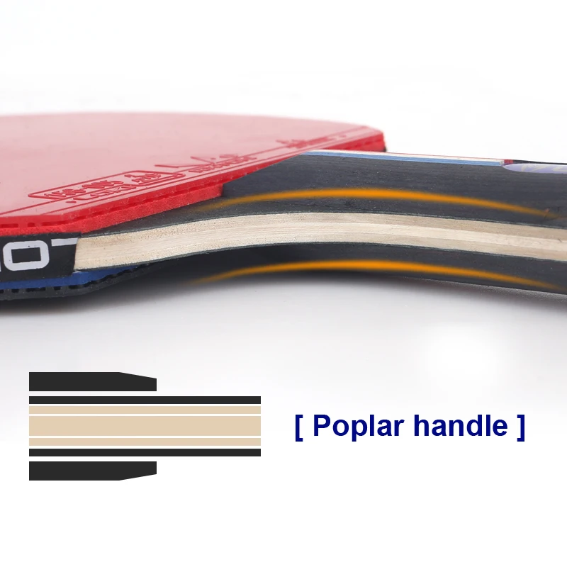Loki KX1 Table Tennis Racket Set Hot Sale Daily Training Customizable Carbon Blade ITTF Rubber Table Tennis Set