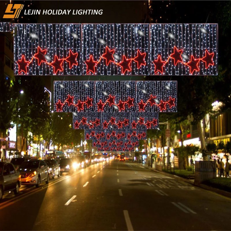 Christmas decoration outdoor street pole light LED 2D motif light