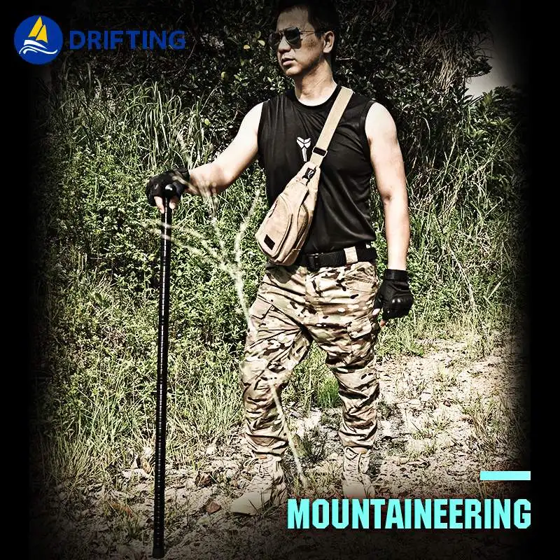 
Latest Design Multi-Functional Tactical Stick Personal Protection Self Defense Trekking Tools 