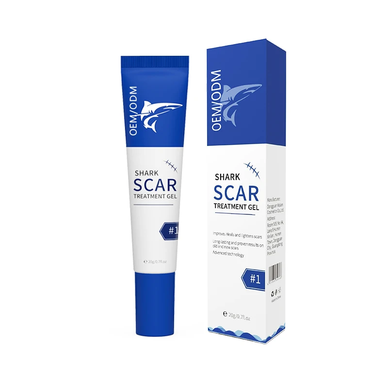 Custom Logo Skin Care 20g Shark Scar Treatment Gel For Improve Heals and lightens scars