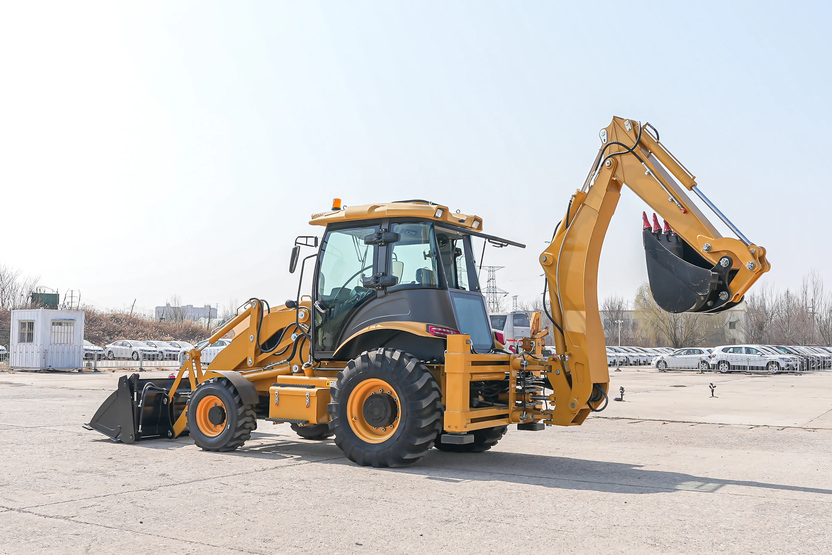 Factory SDXG Mini Backhoe Loader Excavator Cheap Backhoe Loaders China Trade  Tractor with Loader and Digger