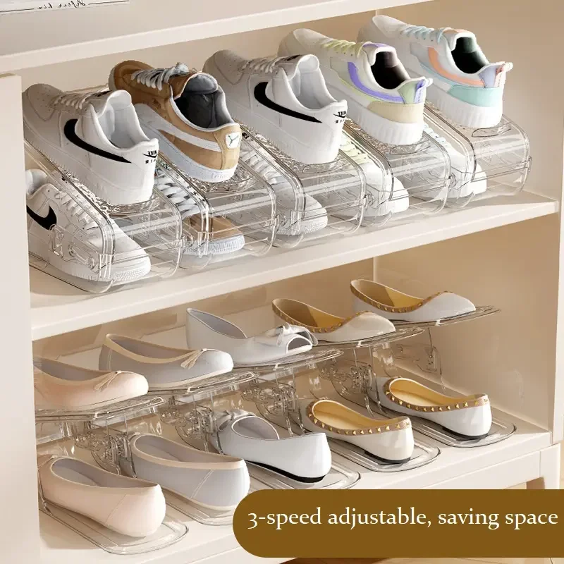 High Quality Adjustable Two Layers Shoe Storage Rack Stand for household shoes