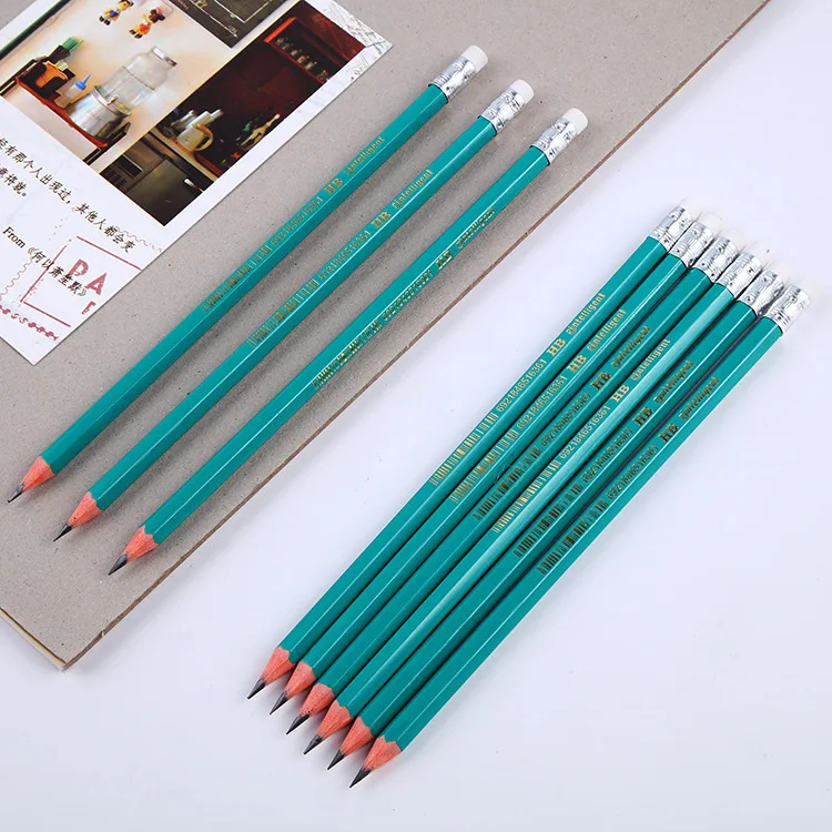 Manufacturer Price Student Pencil Is Not Easy to Break Pencil Can Be Customized LOGO HB Pencil with Eraser