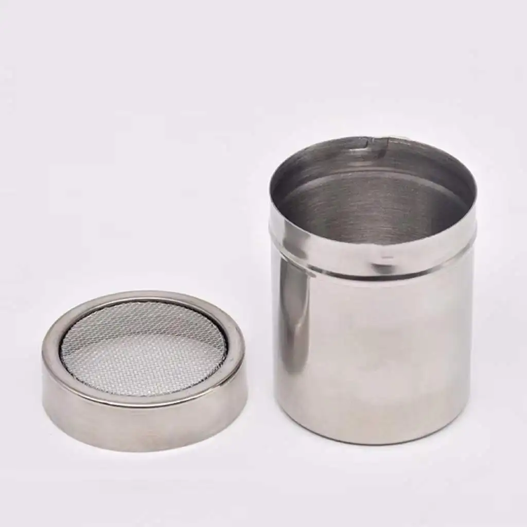 Chocolate Cocoa Icing Sugar Protein Powder Shaker Stainless Steel Mesh Shaker Coffee Powder Sifter