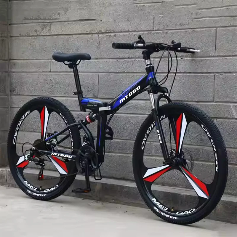 Aluminum Alloy 21 Speed Bicicleta full suspension 20 24 26 29 inch Aro Cycle Adult Bike Folding Bicycle for Men