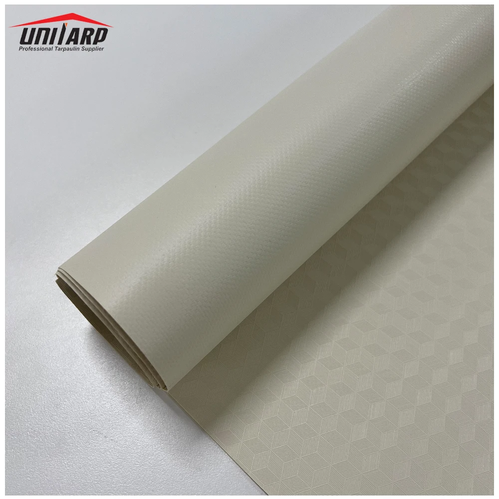 Waterproof PVC Tarps 650GSM Blue Color PVC Tarpaulin Roll PVC Vinyl Coated Tarpaulin in Roll