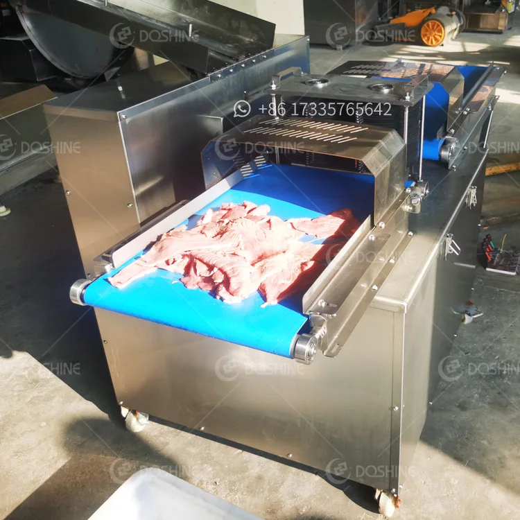 Automatic Horizontal Meat Slicer Machine Chicken Breast Fish Fillet Salmon Trout Cutting Machine