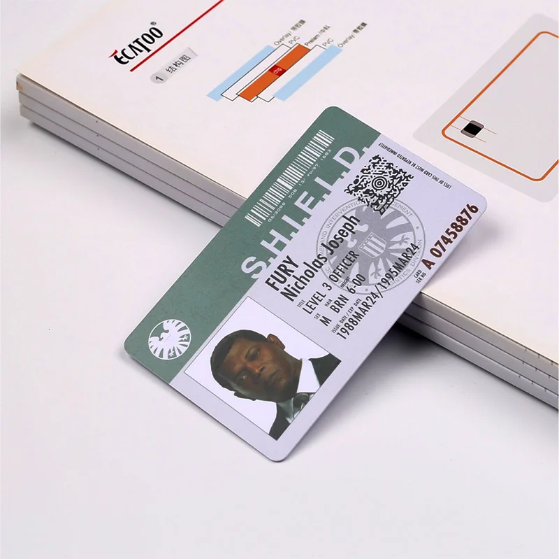 High quality Customized  ID card Staff employee  card  Barcode card