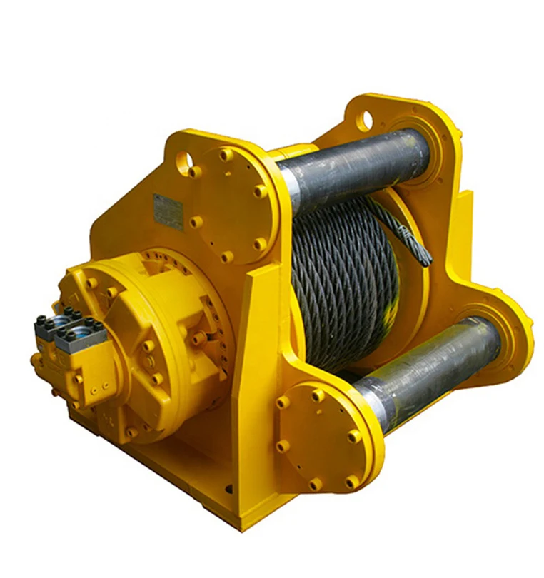 Compact Logging Hydraulic Winch Isyj Series For Forestry Low Loader Winch