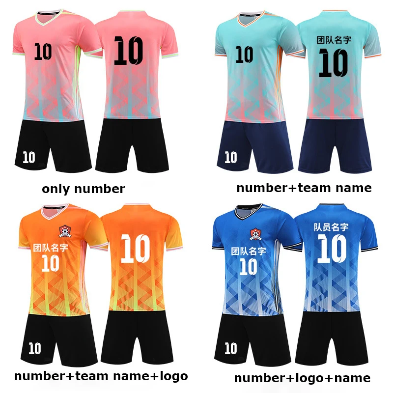 2024 hot selling good quality soccer jersey clothing breathable and comfortable Game training polyester custom football jersey