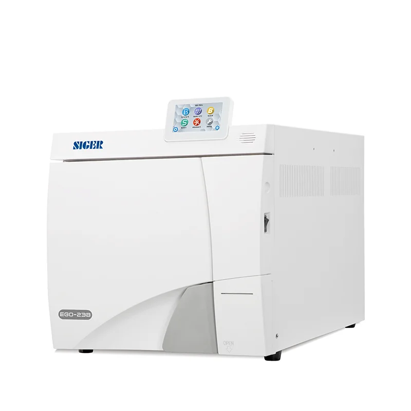 
Best Selling Siger dental sterilizer EGO23B Large capacity data logger Italian electromagnetic pump dental autoclave 
