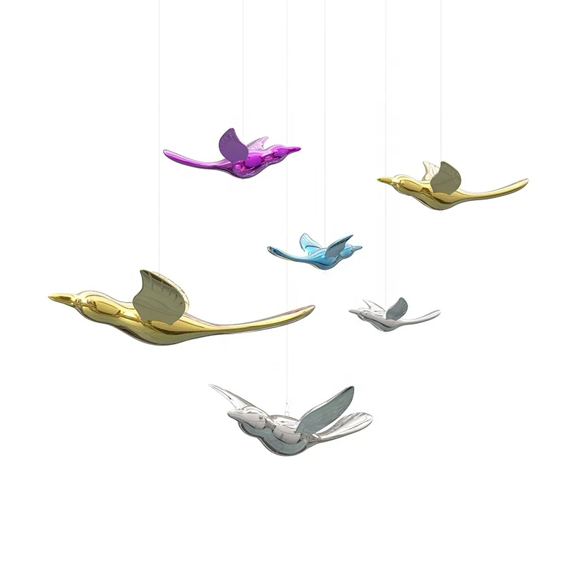 Hot Sale Hanging Fleet-Bird Ceiling Hanging Ornament Show Party Wedding Celebration Events Home Decoration
