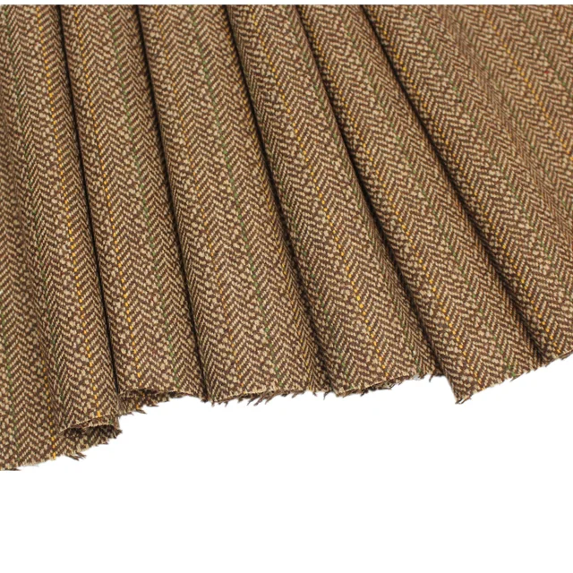 High quality 500g polyester wool fabric for coat price suit jacket blanket