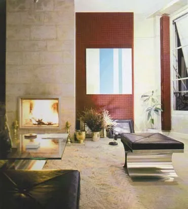 Небольшой табурет для ног из натуральной кожи нержавеющей стали