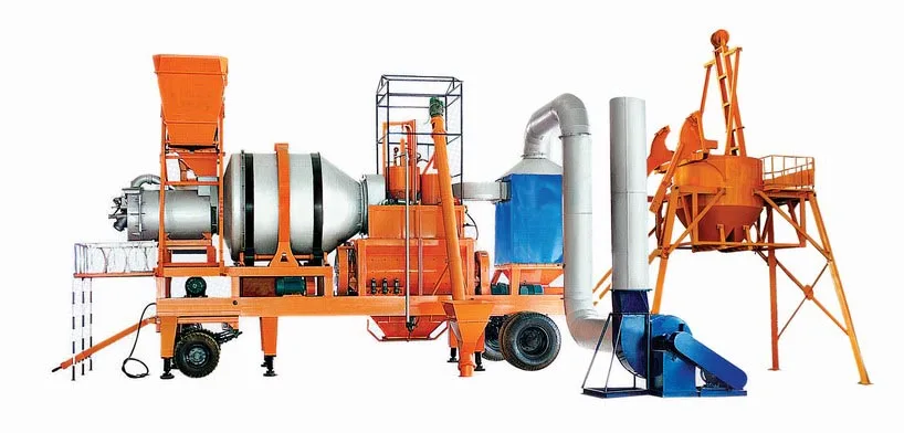 Mobile Asphalt road construction machine mini QLB20 asphalt mixing plant Asphalt forced mixer
