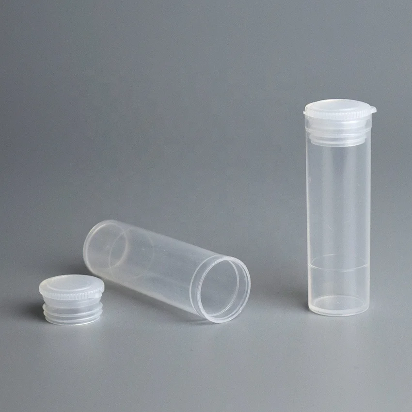 5ml Polypropylene Pharmacy Vials (Pill Containers) with snap cap, small sample vials