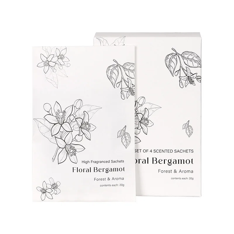 Wholesale wardrobe scented sachet bags strong fragrance scented sachet 20g Vermiculite sachet