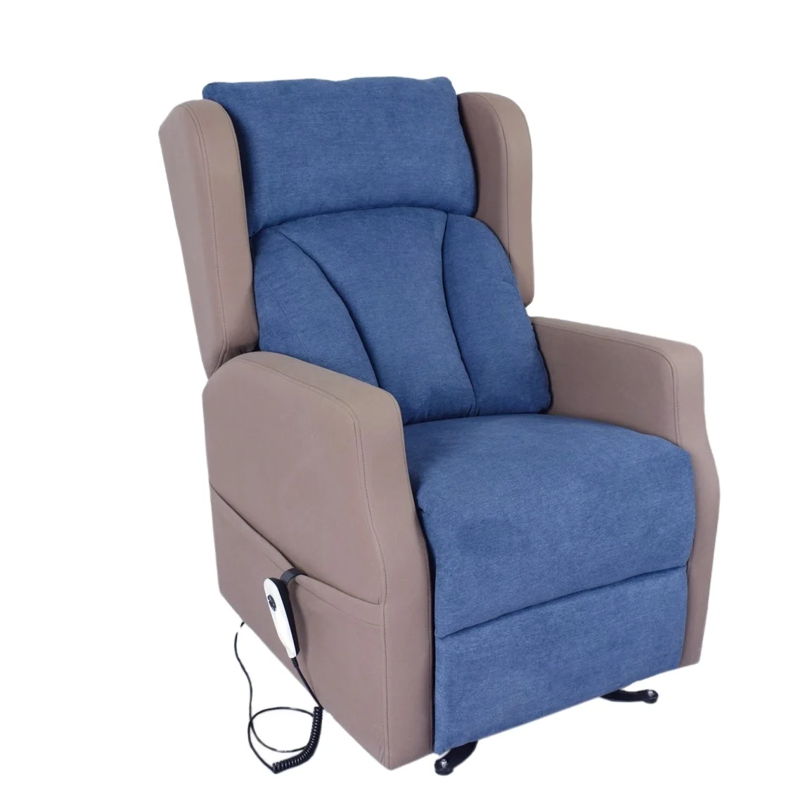 Geeksofa Microfiber Fabric Power Riser Lift Living Room Assist Recliner Sofa Chair for Elderly  Chair For  Living room