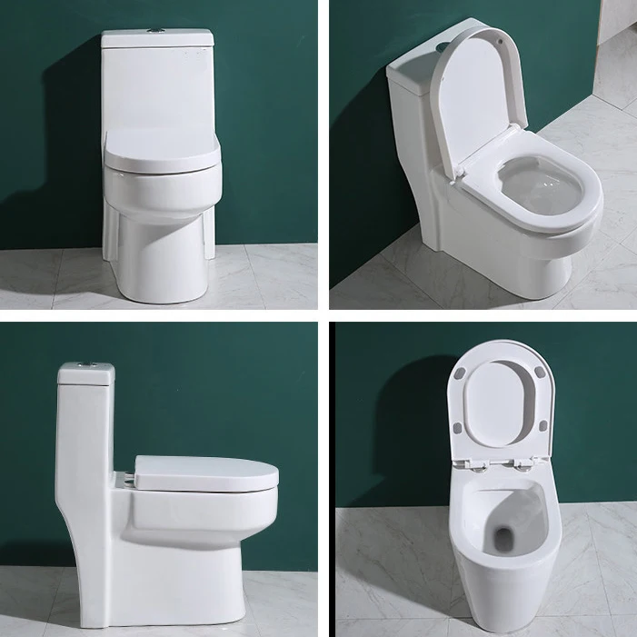 Factory direct sanitary ware ceramic wc siphon flushing toliet bowl closestool one piece toilets