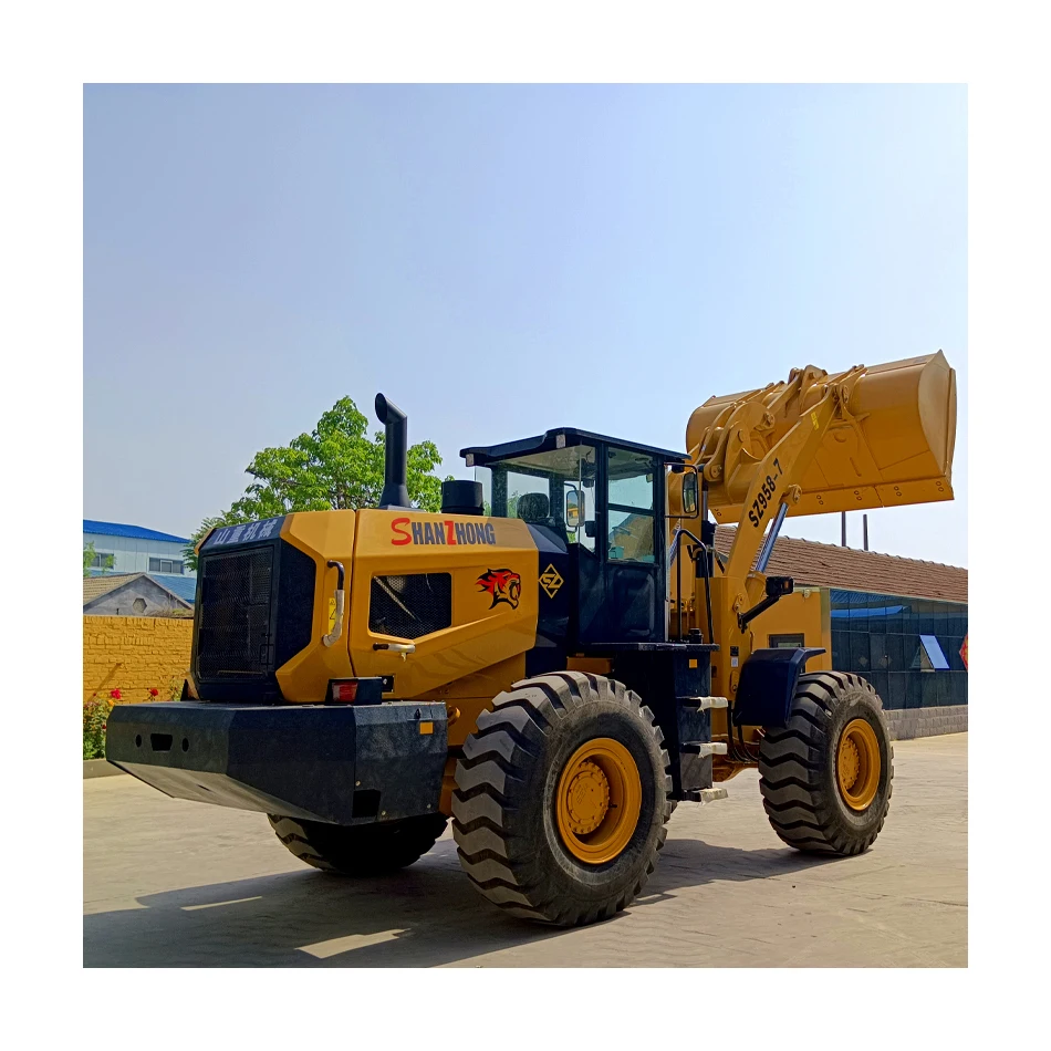 Four wheel drive multifunctional loader with a self weight of 16.5 tons, used in construction engineering, models 20, 30, and 50