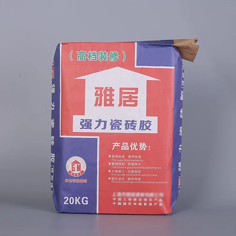 Customizable Pp Woven Sack Kraft Paper Coated Pe Film Cement Bag Sacks Bags For Cement Gypsum Putty Powder