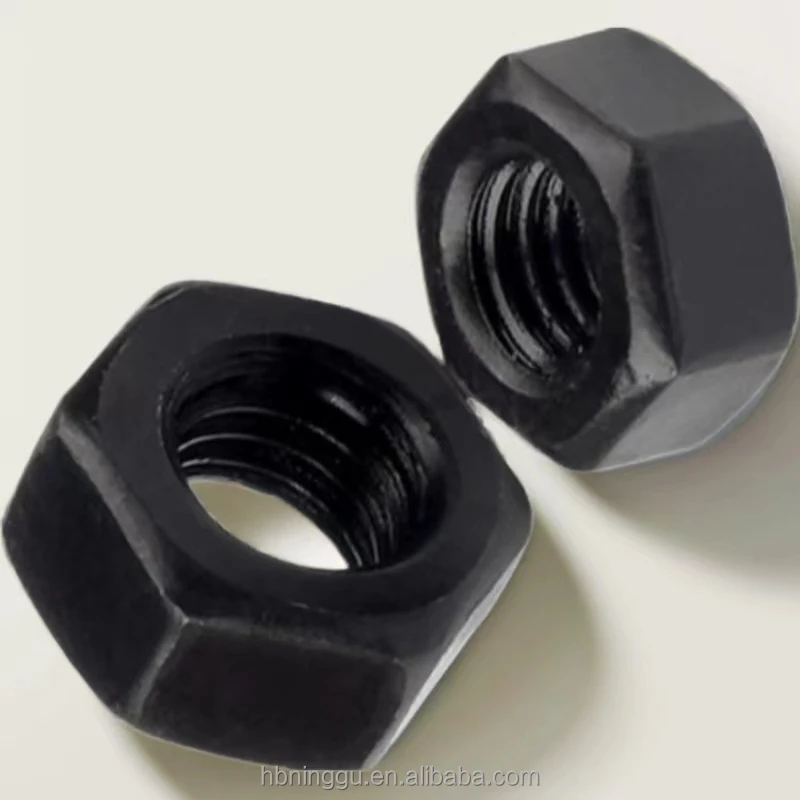 Factory price DIN 934 Carbon Steel Hex Nut Hexagon Nuts Black Oxide Hex Nut