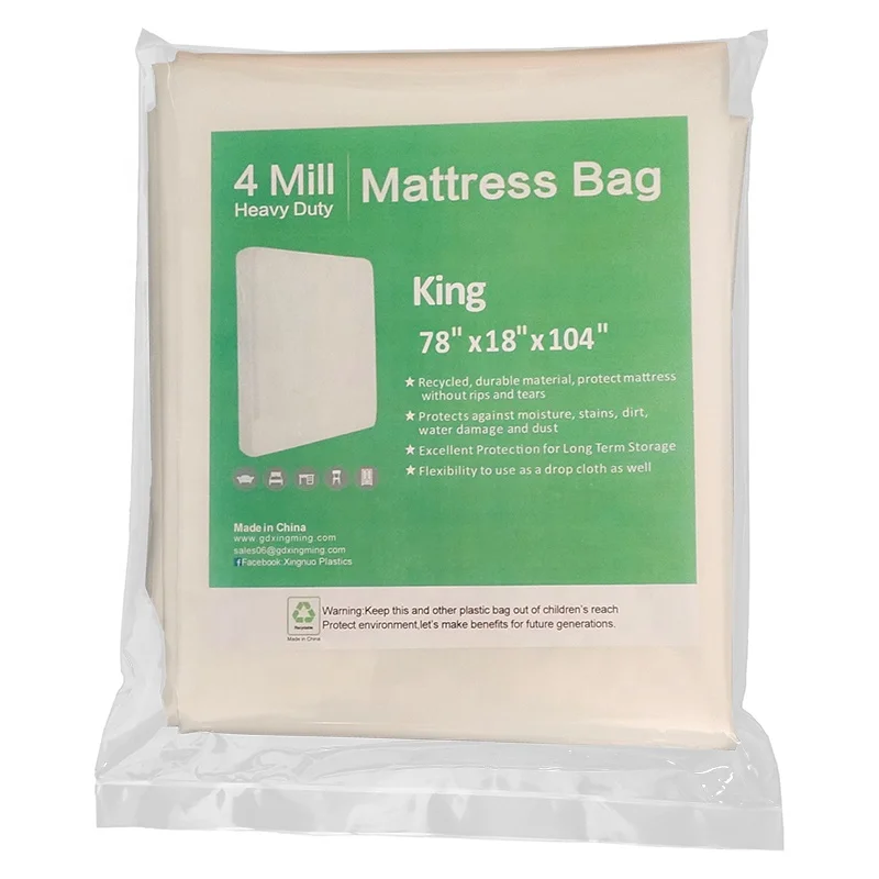 Hot Sale Item PE Plastic Mattress Bag for Storage and Moving