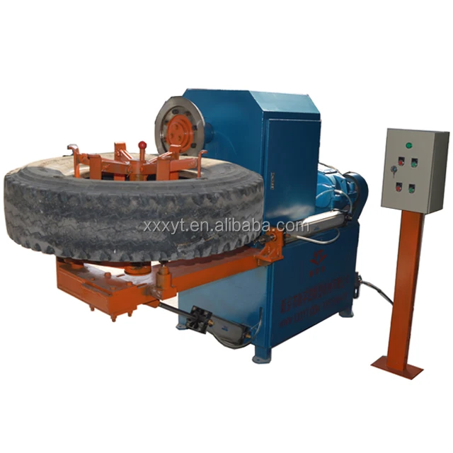 Old Tire Circle Cutting Recycling Machine waste tire tread sidewall cutter Machine Tire sidewall cutting machine