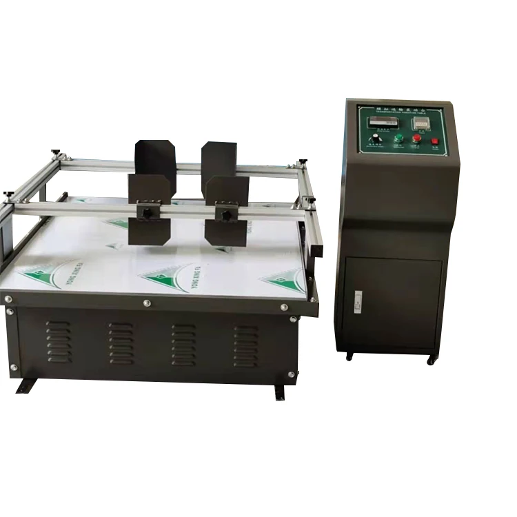 Designed according to US and European shipping standards Carton Shipping Vibration Detection Equipment