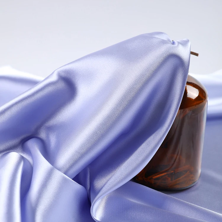 Wholesale Satin Fabric Luxury OEM Silk Satin Fabric  bright Plain Polyester Satin Fabric For Decoration