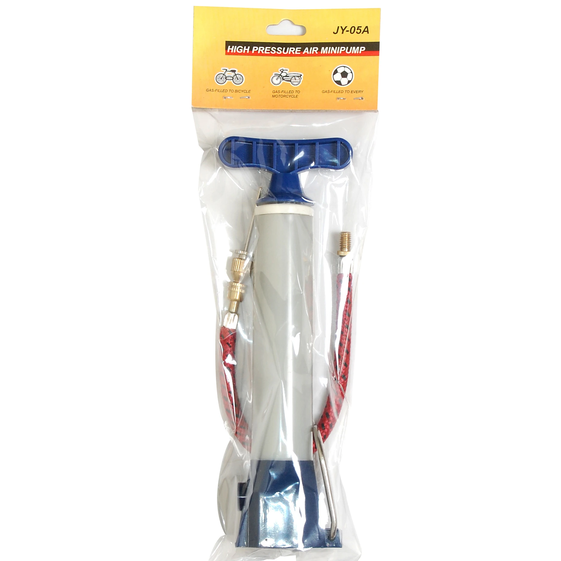 Best sell Double action ball pump with plastic ball needle dual action ball pump