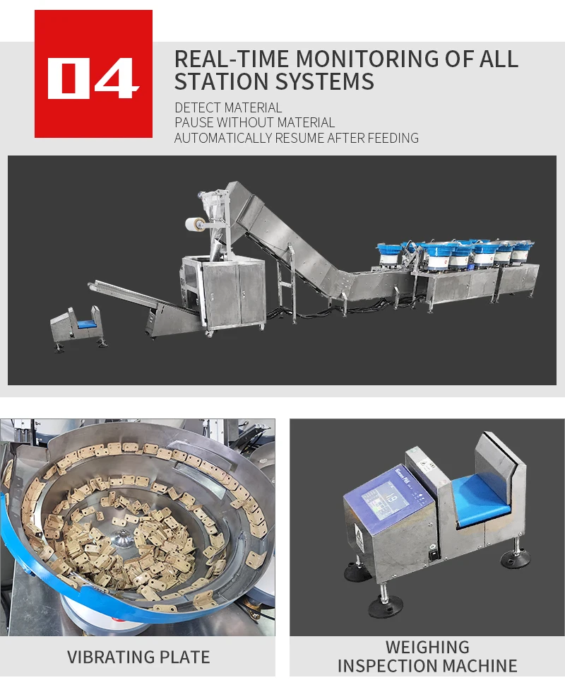 Hardware accessories packaging machine/multi-function metal accessories packing machine