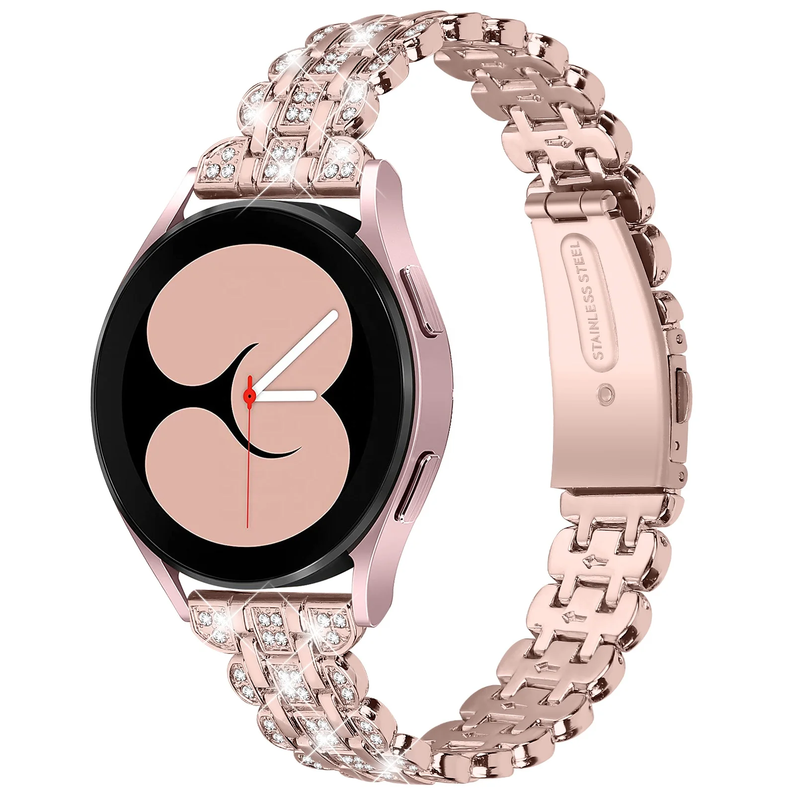 2023 Elegant High Quality Women Smart Watch Diamond Stainless Steel Strap For Samsung Galaxy watch band
