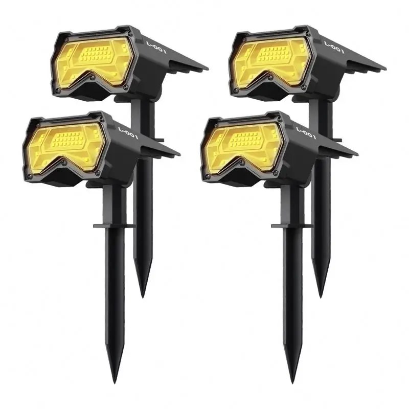 High Quality Outdoor Home Solar Landscape Spotlight Adjustable Dust to Down Waterproof Wireless LED Spotlight