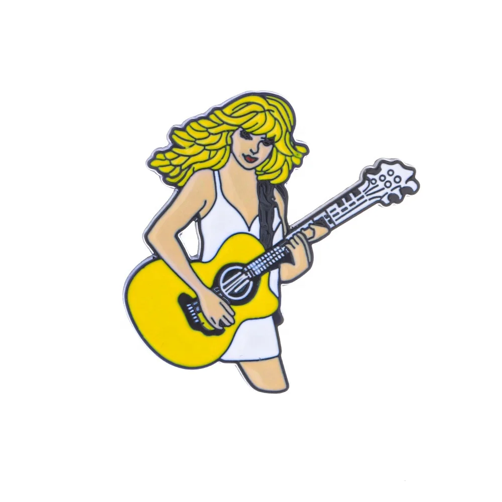 2024 New Taylor Pins Brooch Pins Custom Soft Enamel Festival Music Lover Singer Fans Lapel Pins