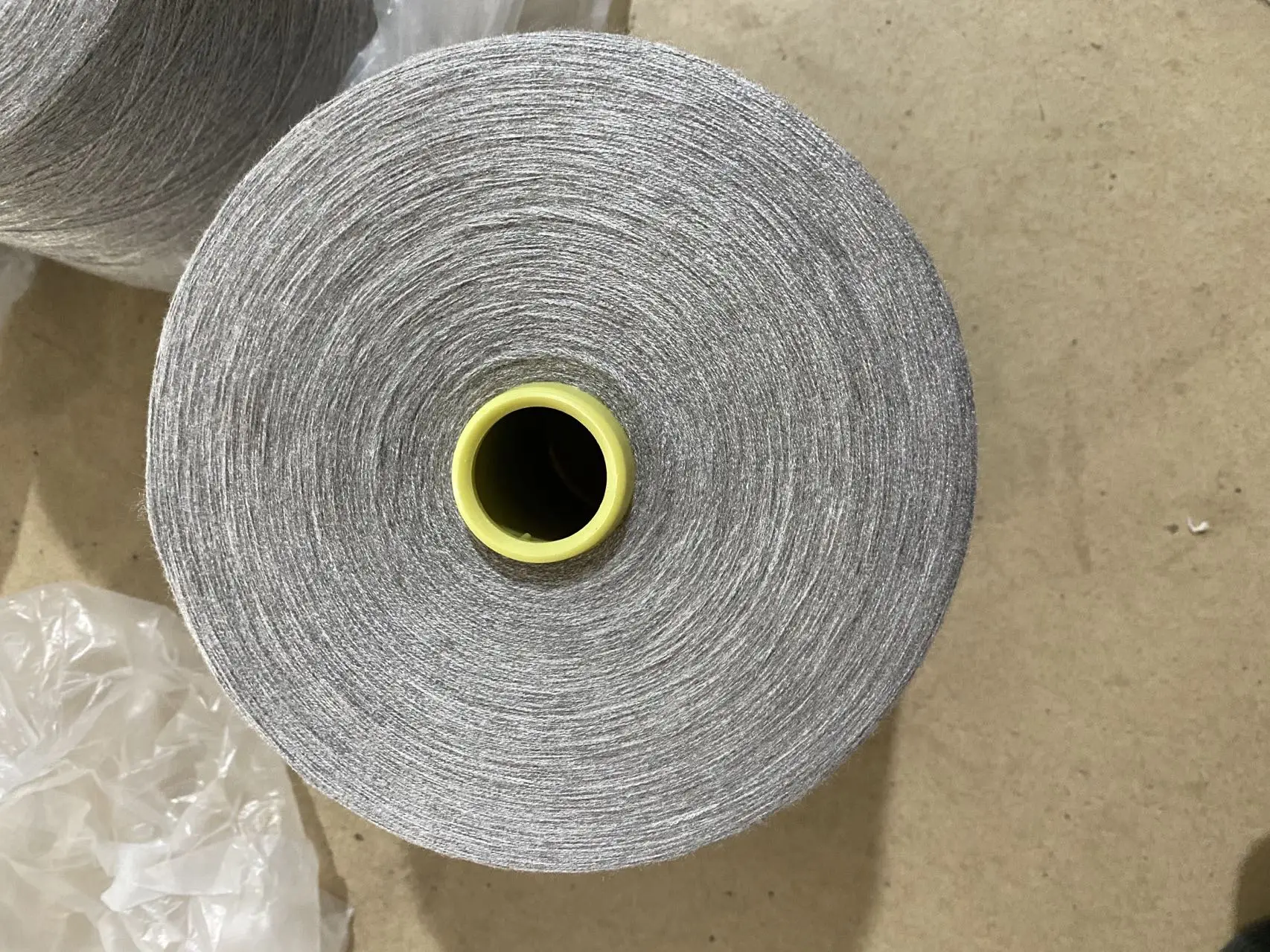 SOFT HAND FEEL CASHMERE LIKE 80%POLYESTER 20%NYLON CORE SPUN YARN DYED AND RAW WHITE HOT SALES