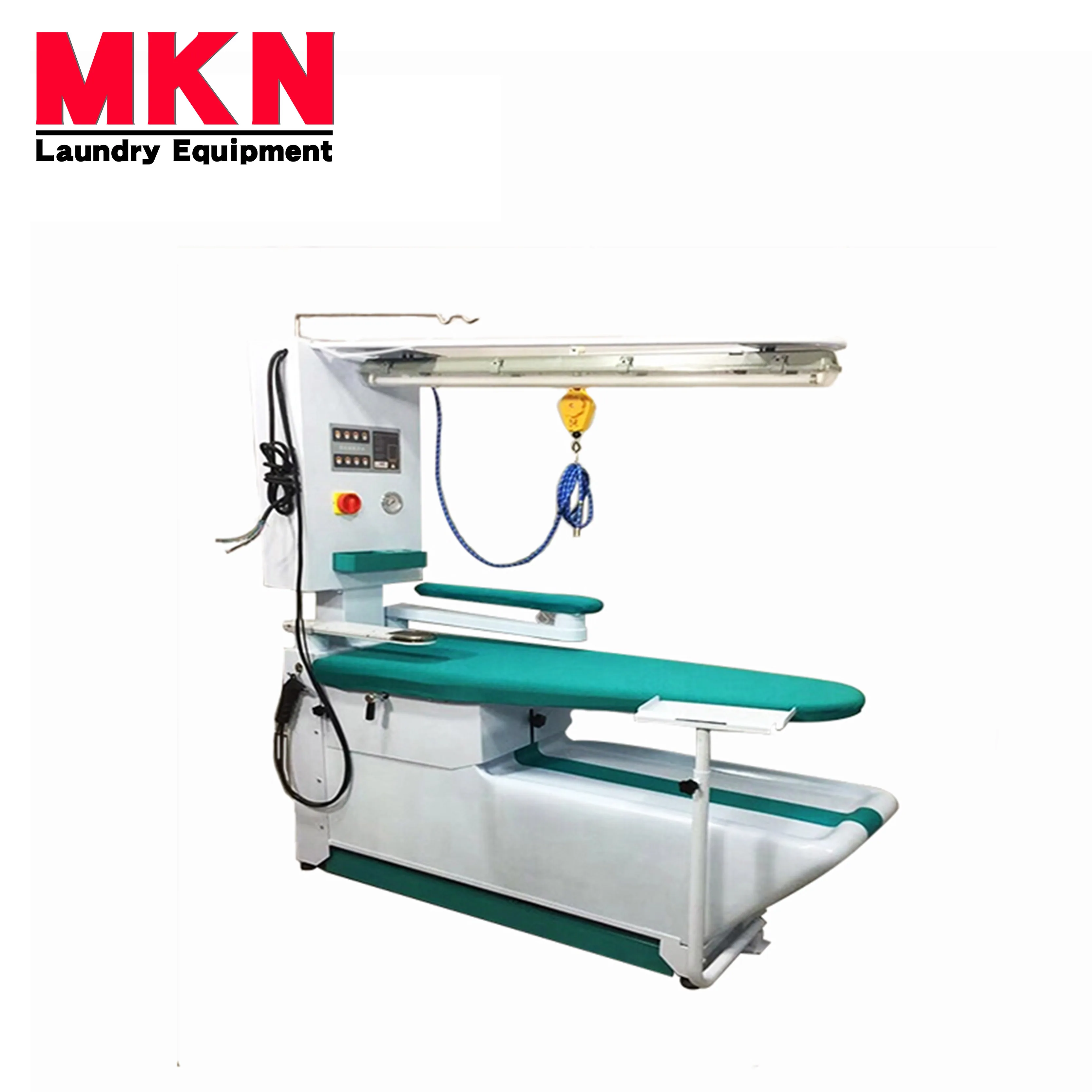 Factory Supply Commercial Laundry Equipment Industrial Laundry Garment Ironing Table with Steam Generator