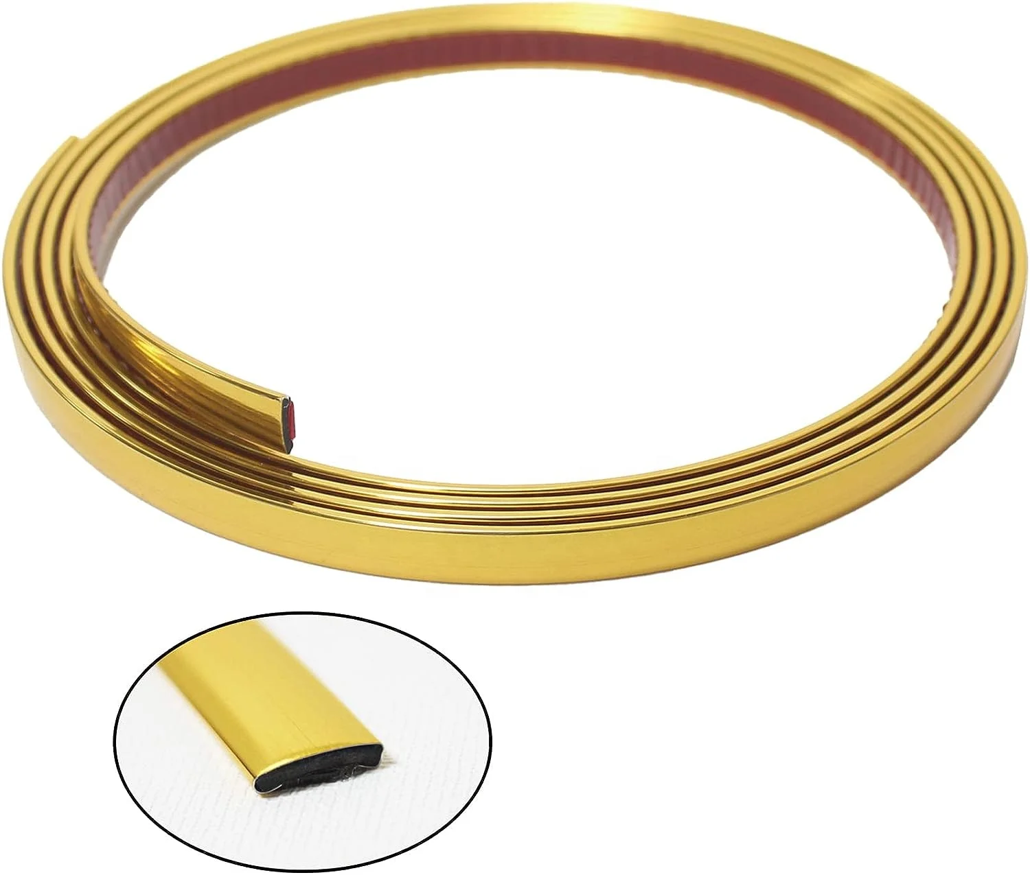 Flexible Plastic Furniture V Edge Trim Molding Edge Banding Trim Strip for Floor Wall Corner, Ceiling Tile Edge, Countertop