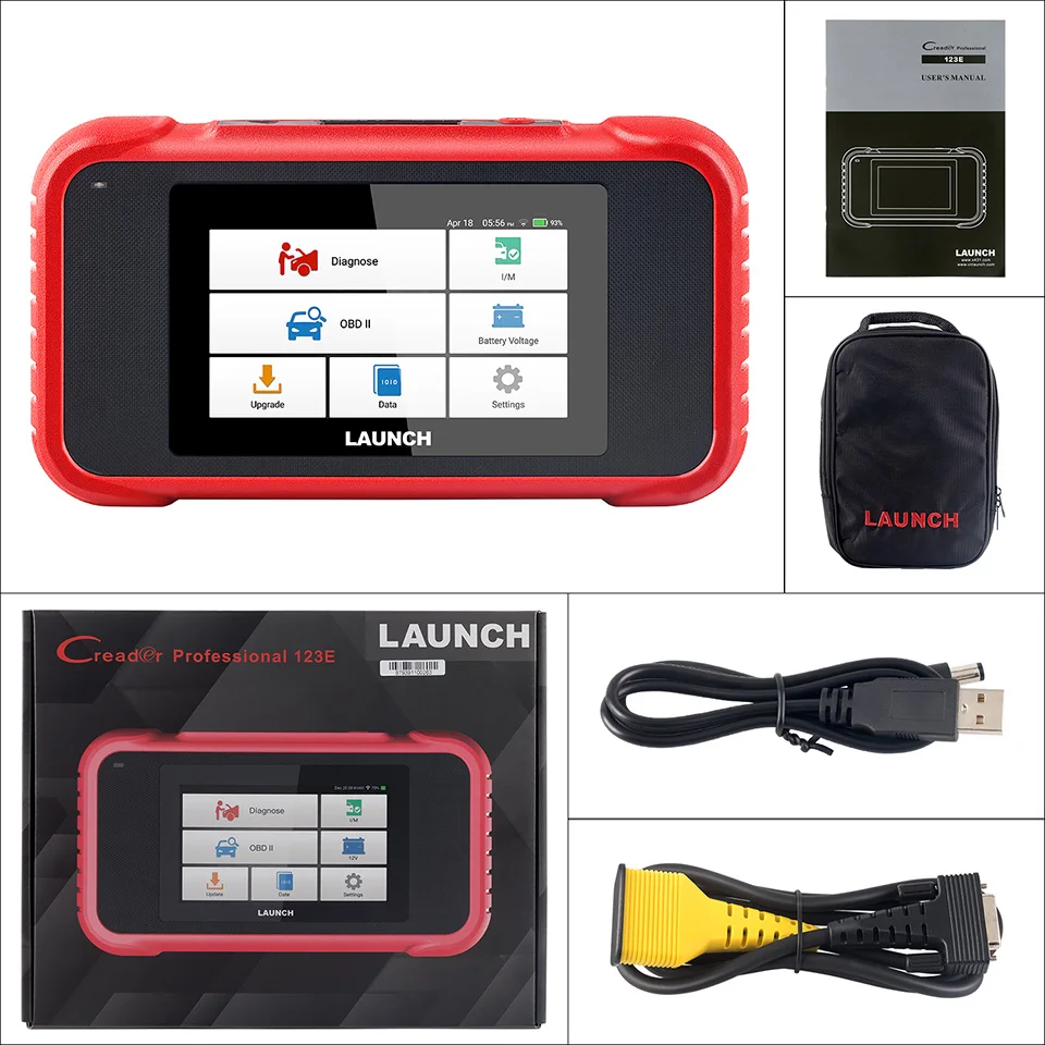 2022 New Arrive LAUNCH X431 CRP123E OBD2 Code Reader Scanner CRP123E Car Diagnostic Tool support ENG ABS Airbag SRS Transmission