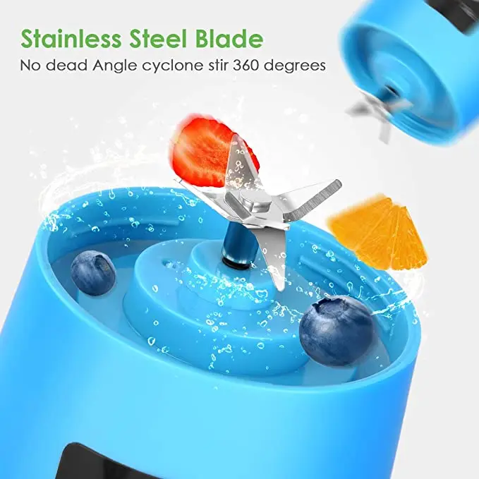 strong power usb recharged 380ml juicer portable electric blender juicer cup