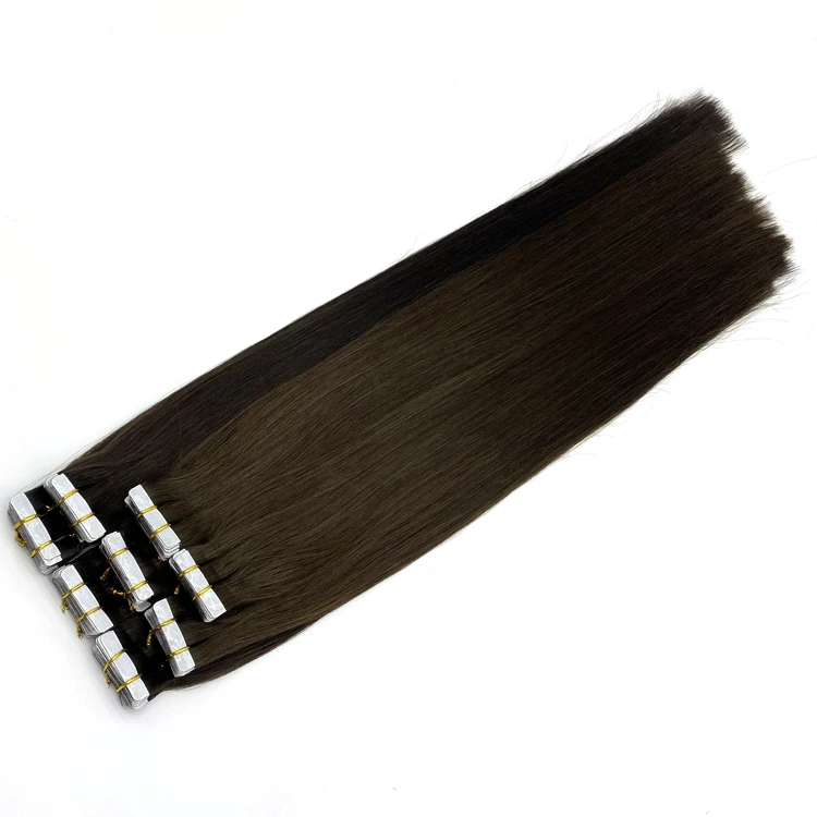 Top Quality Wholesale Price Mongolian Remy Cuticle Hair Tape In Hair Extensions