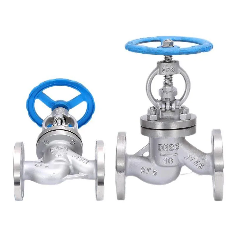 Stainless steel low pressure  globe valve high pressure gas oil steam manual Flange globe valve