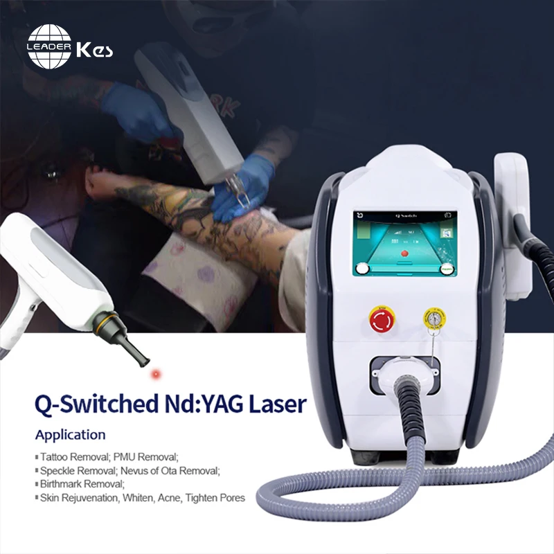 KES High Quality Q Switched Nd Yag Laser High Energy Nd Yag Tattoo Removal Laser Machine for Factory Price