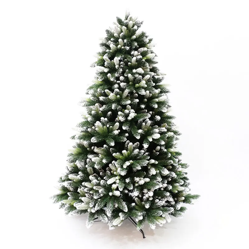 180cm Artificial Arbol De Navidad Green PE+PVC mix tree with snow on tips Christmas tree ornaments decorations